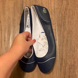 Lacoste Ballet Flats NWT
